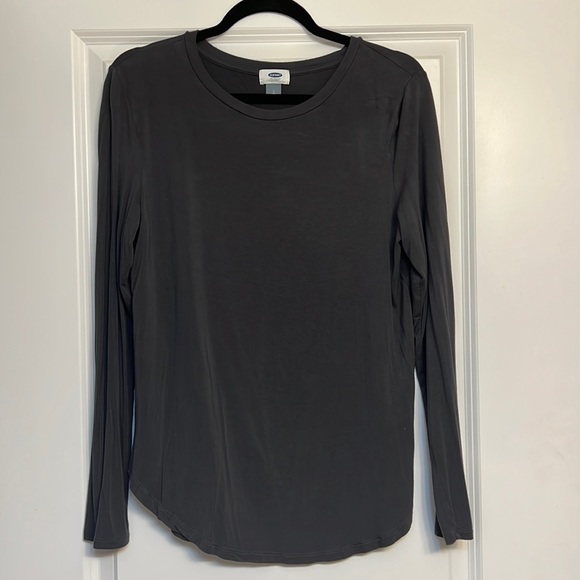 Old Navy Gray Long Sleeve Shirt - L - Picture 1 of 3